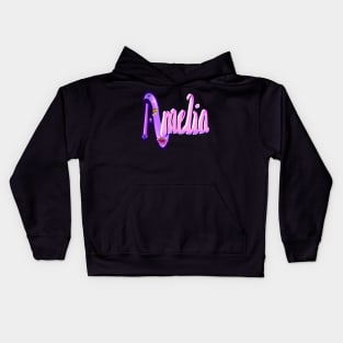 Amelia The top 10 best Personalized Custom Name gift ideas for Amelia girls and women Kids Hoodie